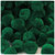 Acrylic Pom Pom, 38mm, 1,000-pc, Emerald Green