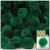 Acrylic Pom Pom, 38mm, 500-pc, Emerald Green