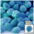 Acrylic Pom Pom, 38mm, 100-pc, Light Blue