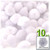 Acrylic Pom Pom, 38mm, 10-pc, White