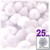 Acrylic Pom Pom, 38mm, 25-pc, White