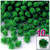 Pom Pom, 12mm, 10-pc, Emerald Green