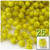 Pom Pom, 12mm, 25-pc, Light Yellow