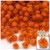 Pom Pom, 12mm, 100-pc, Orange