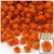 Pom Pom, 12mm, 1,000-pc, Orange