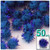 Pom Pom, 25mm-, 50-pc, Royal Blue