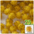 Pom Pom, 25mm-, 25-pc, Yellow