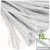 Stems, Polyester, 12-in, 10-pc, White