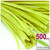 Stems, Polyester, 12-in, 500-pc, Neon Yellow