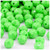 Plastic Faceted Beads, Opaque, 10mm, 500-pc, Light Green