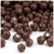 Plastic Faceted Beads, Opaque, 10mm, 25-pc, Brown