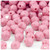 Plastic Faceted Beads, Opaque, 10mm, 50-pc, Pink