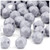 Plastic Faceted Beads, Opaque, 12mm, 25-pc, Gray Plastic Faceted Beads, Opaque, 12mm, 25-pc, Gray