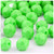 Plastic Faceted Beads, Opaque, 12mm, 25-pc, Light Green