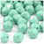 Plastic Faceted Beads, Opaque, 12mm, 25-pc, Turquoise