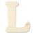 Unfinished Wood, 3-in, 4mm Thick, Letter, Letter L
