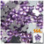 Rhinestones, Flatback, Flower, 20mm, 144-pc, Lavender