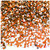 Rhinestones, Flatback, Square, 3mm, 10,000-pc, Orange
