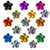 Rhinestones, Flatback, Flower, 20mm, 144-pc, Mixed Colors