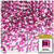 Rhinestones, Flatback, Square, 3mm, 10,000-pc,Fuchsia