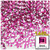 Rhinestones, Flatback, Square, 3mm, 1,440-pc,Fuchsia