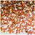 Rhinestones, Flatback, Square, 4mm, 10,000-pc, Orange