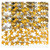 Rhinestones, Flatback, Star, 3mm, 10,000-pc, Golden Yellow