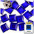 Rhinestones, Flatback, Square, 14mm, 144-pc, Royal Blue