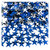 Rhinestones, Flatback, Star, 6mm, 10,000-pc, Royal Blue