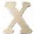 Unfinished Wood, 4-in, 1/8-in Thick, Letter, Letter X