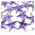 Rhinestones, Flatback, Star, 21mm, 1,000-pc, Lavender