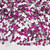 Rhinestones, Flatback, Rectangle, 4x6mm, 10,000-pc, Fuchsia