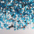 Rhinestones, Flatback, Rectangle, 4x6mm, 10,000-pc, Aqua Blue