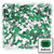 Rhinestones, Flatback, Rectangle, 4x6mm, 288 -pc, Emerald Green