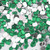 Rhinestones, Flatback, Rectangle, 8x10mm, 1,000-pc, Emerald Green