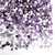 Rhinestones, Flatback, Rectangle, 4x6mm, 1,000-pc, Lavender