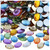 Rhinestones, Flatback, Oval, 10x14mm, 1,000-pc, Pastel Assortment