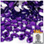 Rhinestones, Flatback, Oval, 10x14mm, 144-pc, Purple (Amethyst)