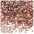 Rhinestones, Flatback, Round, 1.5mm, 10,000-pc, Light Orange