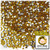 Rhinestones, Flatback, Round, 2mm, 10,000-pc, Golden Yellow