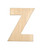 Unfinished Wood, 12-in, 2-in Thick, Letter, Letter Z