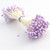 Pearl Stamen, Vintage, 3mm, 1440-pc, White Stem, Satin Purple head