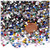 Rhinestones, Flatback, Round, 2mm, 5,000-pc, Mixed Colors