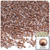 Half Dome Pearl, Plastic beads, 2mm, 5,000-pc, Rustic Copper Brown