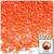 Half Dome Pearl, Plastic beads, 2mm, 5,000-pc, Fire Orange