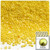 Half Dome Pearl, Plastic beads, 3mm, 10,000-pc, Sunshine Yellow