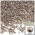 Half Dome Pearl, Plastic beads, 3mm, 10,000-pc, Cocco Butter Brown
