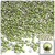 Half Dome Pearl, Plastic beads, 3mm, 5,000-pc, Grass Green