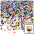 Half Dome Pearl, Plastic beads, 3mm, 5,000-pc, Multi Mix