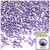 Half Dome Pearl, Plastic beads, 3mm, 5,000-pc, Lavender Purple